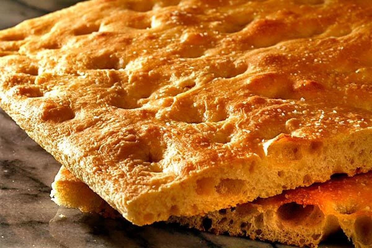 Making your own focaccia