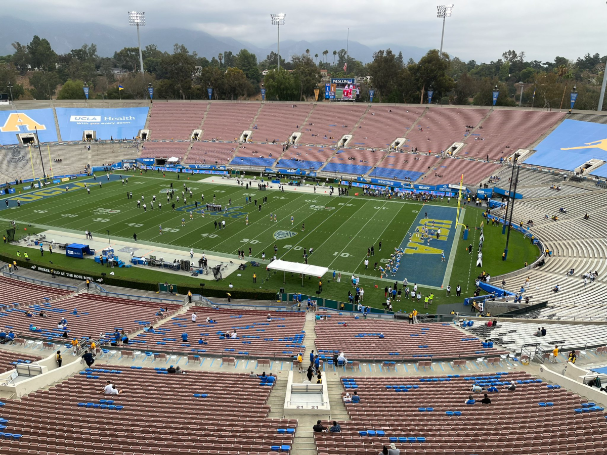 Will the Rose Bowl see a boost in attendance with better weather and students back on campus?