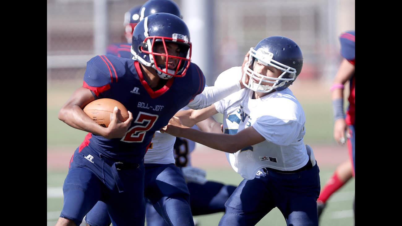 Photo Gallery: Bell Jeff High School football in home game vs. Lighthouse Christian School