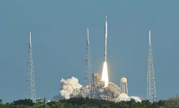 The Ares I-X launched from Kennedy Space Center at 11:30 on Wednesday, Oct. 28, 2009