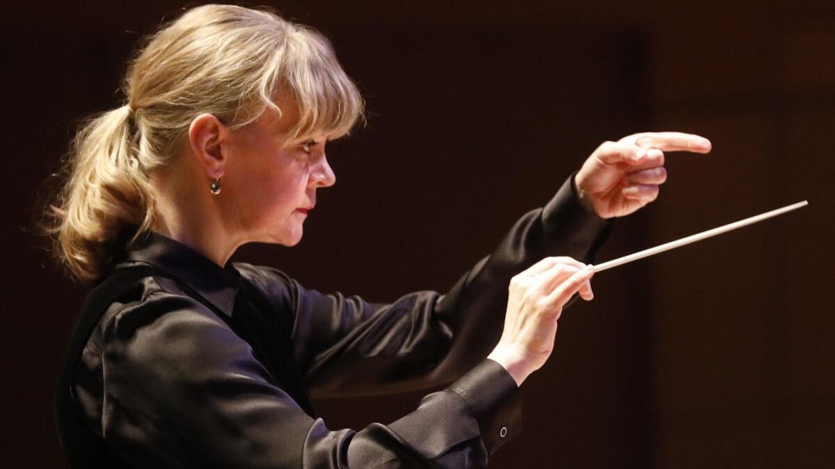 Los Angeles Philharmonic principal guest conductor Susanna Malkki