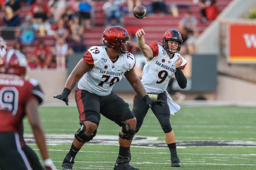 Aztecs Football Notebook Offense Picks Up Where It Left Off