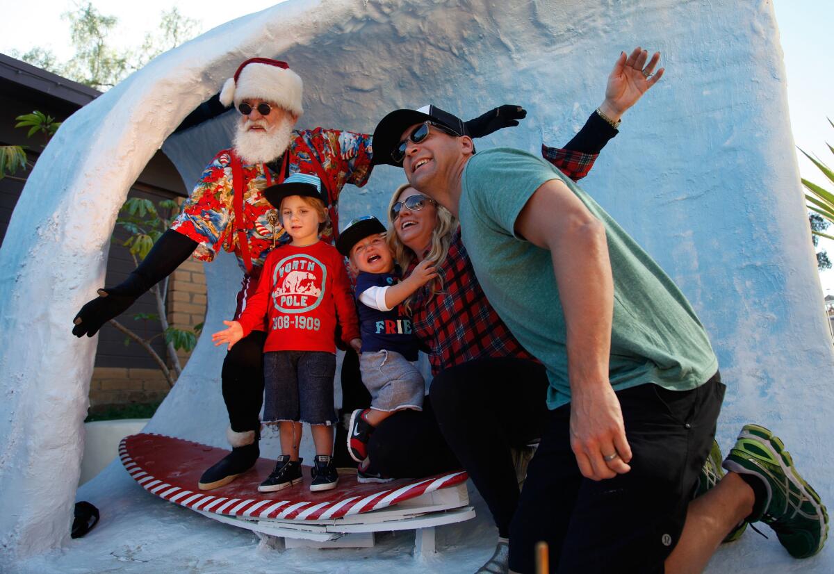 Catch Surfin' Santa on Nov. 25 at Seaport Village.