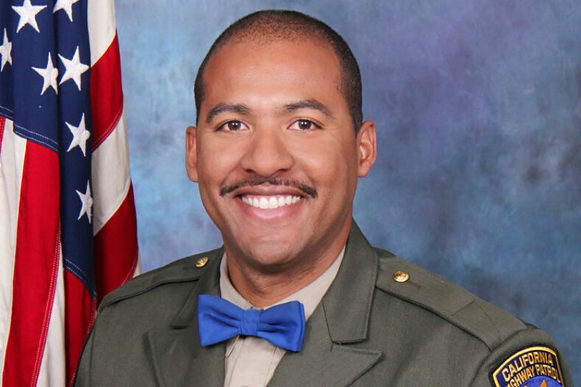 The public is invited to attend a 10 a.m. service for CHP Officer Andre Moye at Harvest Christian Fellowship in Riverside on Tuesday.