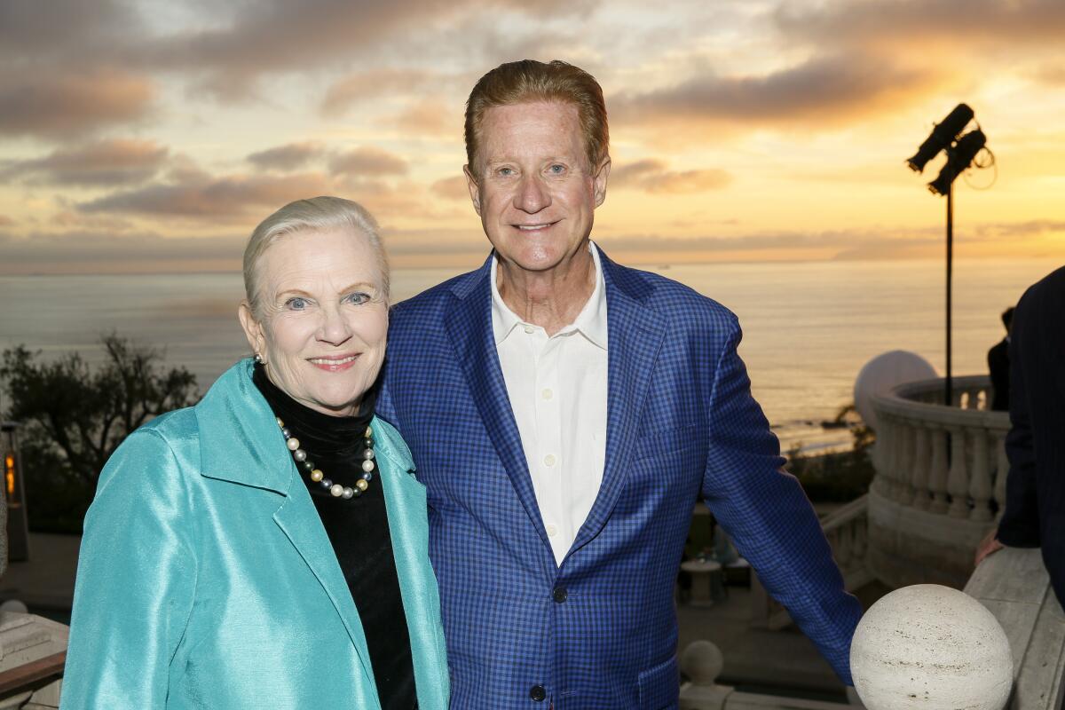 Karen and Bruce Cahill hosted the SeaChange event at their Laguna estate.  