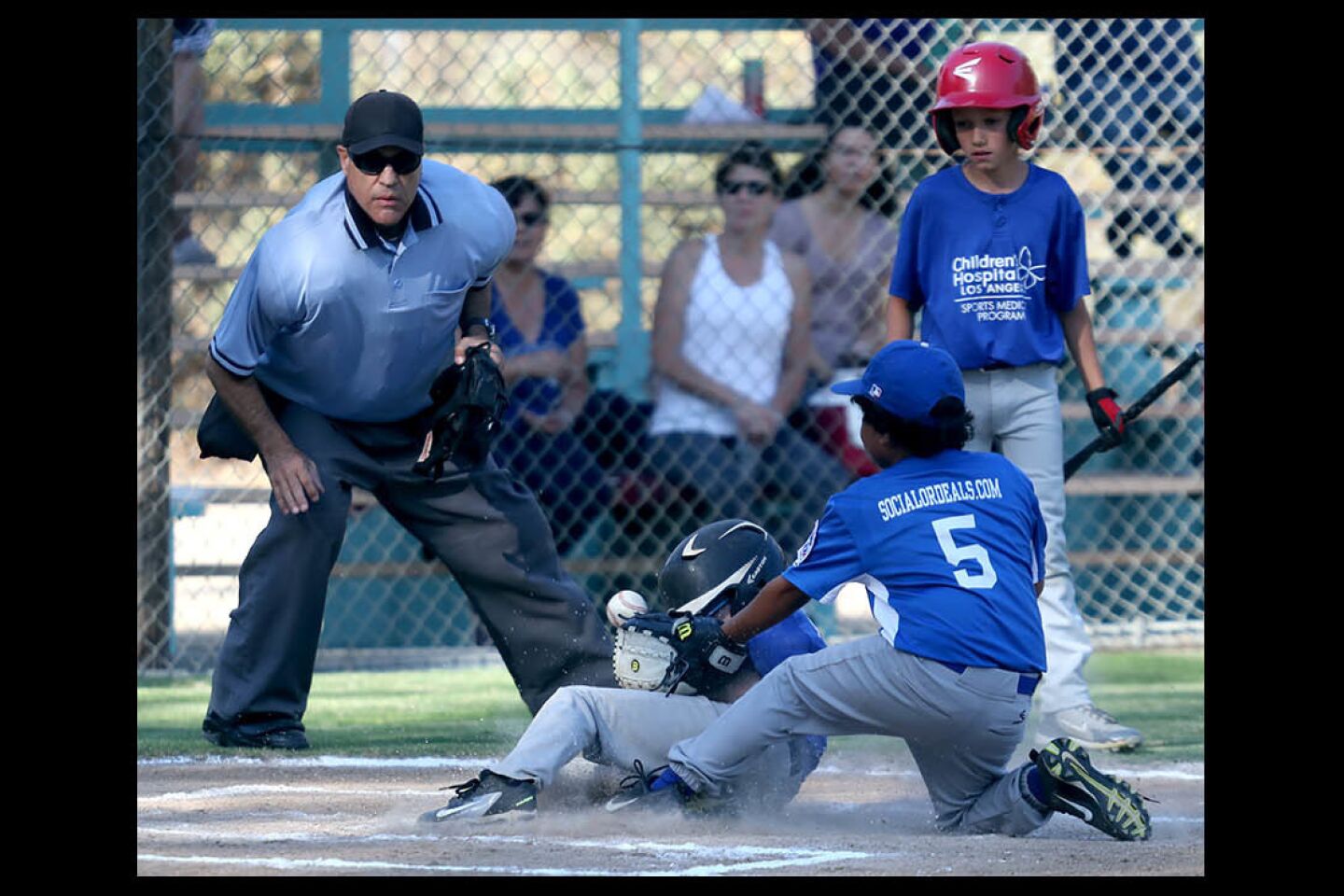 Photo Gallery: Crescenta Valley minor little league baseball vs. Burbank