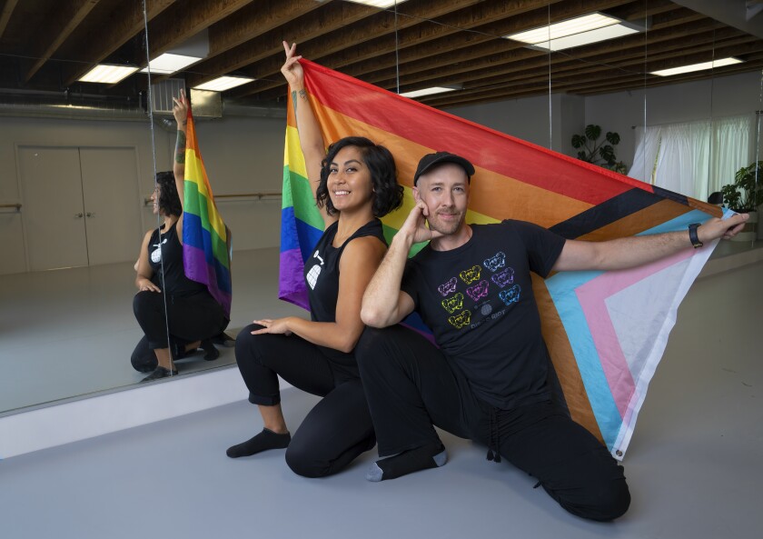 Dancers Desiree Cuizon and Trystan Merrick are the co-lead artists in this year's Queer Mvmnt Fest.