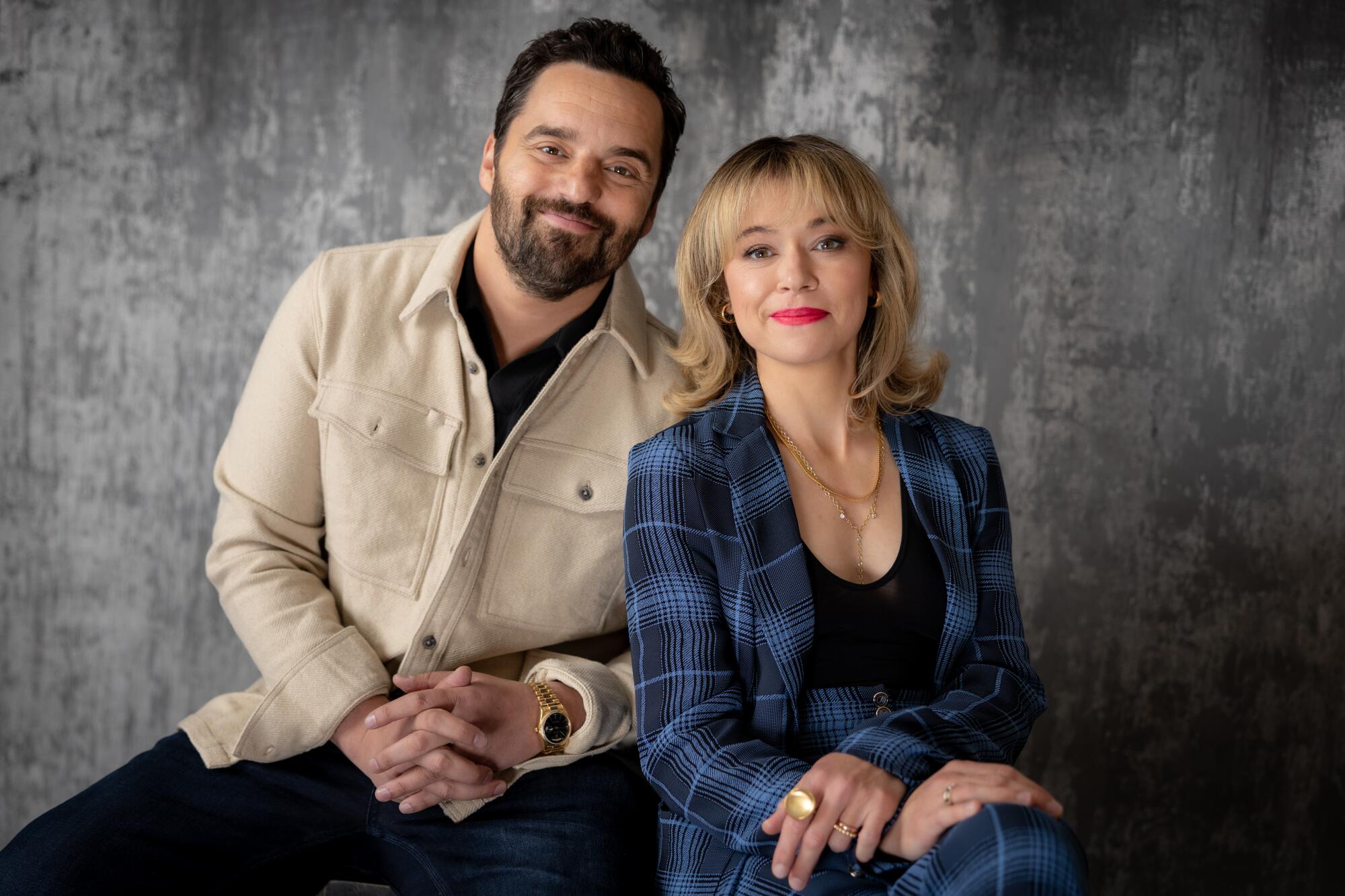 Tatiana Maslany and Jake Johnson go inside 'Maximum Pleasure Guaranteed ...