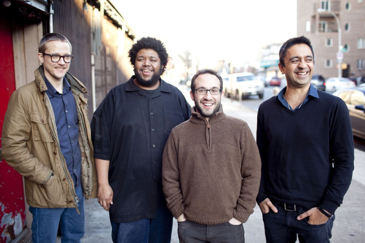 One of the most talent-rich jazz releases of the new year, this album by the Brooklyn-based saxophonist features some New York City heavyweights drummer Tyshawn Sorey, bassist Eivind Opsvik and MacArthur grant-winning pianist Vijay Iyer. But the music deserves just as much notice with boldly reimagined takes on Guns N' Roses' "Sweet Child O' Mine," Stevie Wonder's "Too High" and a tangled cover of "Wichita Lineman.""
