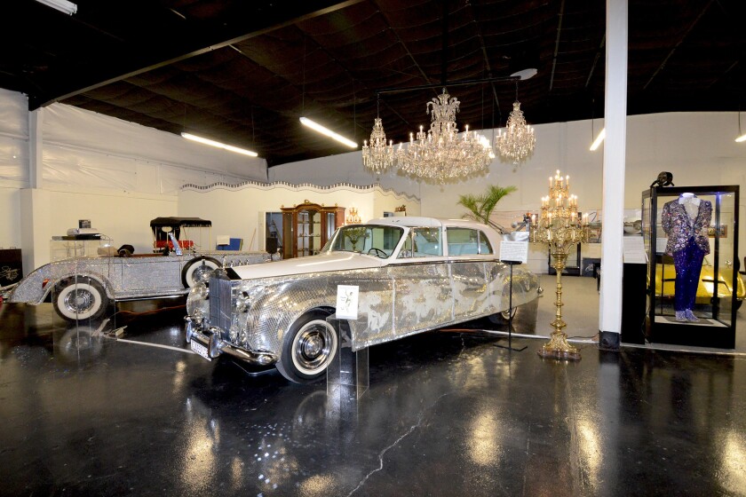 Liberace's overthetop cars go back on display in Las Vegas Los
