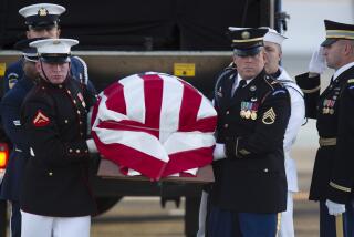 Casket containing the body of U.S. Sen. Dianne Feinstein, D-Calif., arrives at San Francisco International Airport