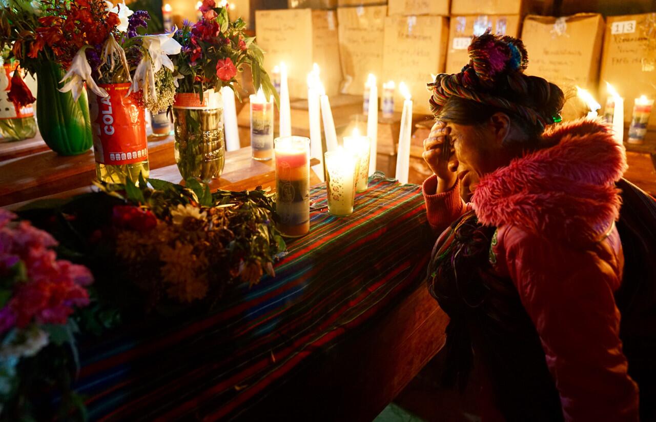 Guatemalan village ravaged by war brings home its dead