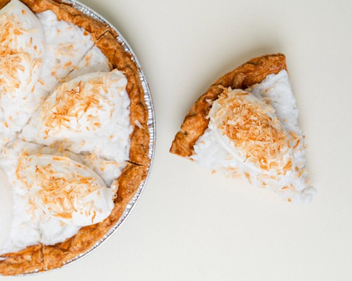 Coconut cream pie from Stella Jean’s Ice Cream sister business Pop Pie Co.