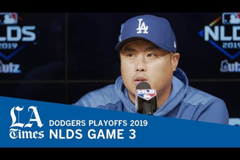 Dodgers' Hyun-jin Ryu on playoffs how life has changed in Los Angeles