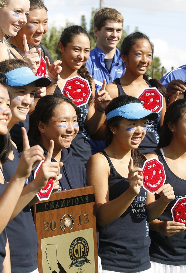Photo Gallery: San Marino CIF girls tennis Division 2 finals