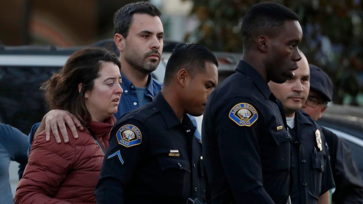 Police are investigating a shooting that took place in a Long Beach law office Friday.