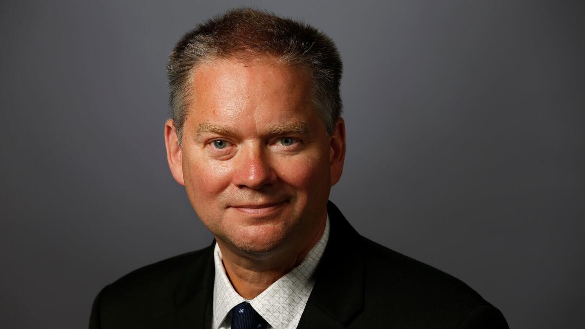Jim Kirk was officially named editor in chief of the Los Angeles Times on Monday.