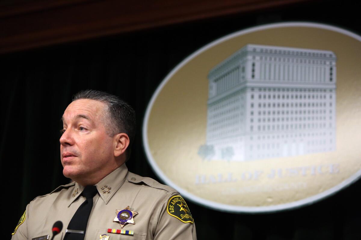 Sheriff Alex Villanueva clashes frequently with Los Angeles County supervisors.