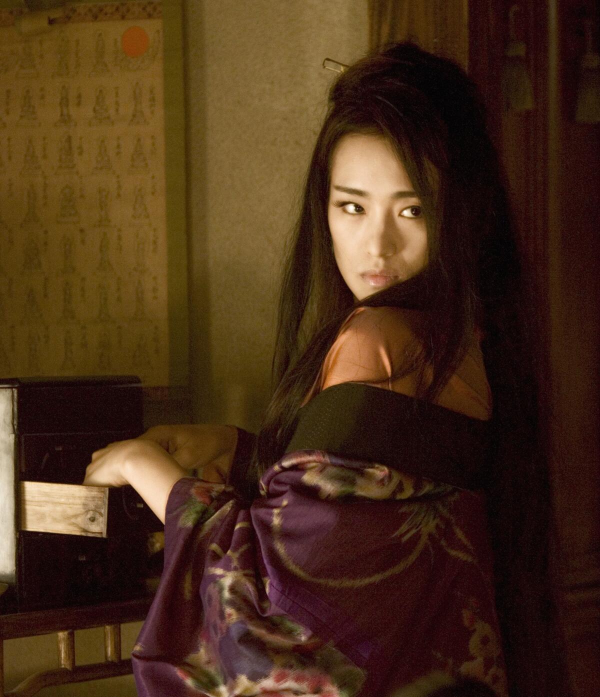 Singaporean-Chinese actress Gong Li starred in the movie, "Memoirs of a Geisha." (David James / Columbia Pictures)