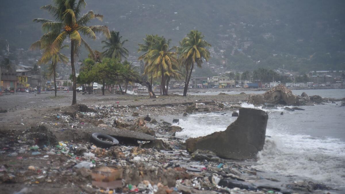 A beach in Cap-Haitien, Haiti. (Hector Retamal / AFP/Getty Images)