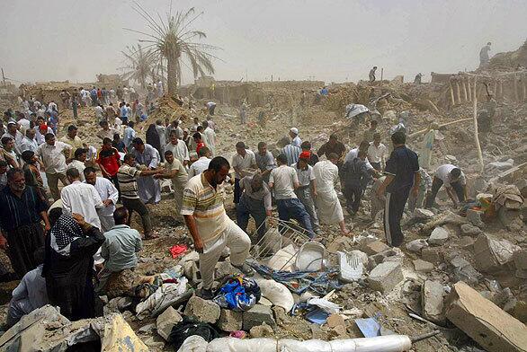 Wreckage near Kirkuk