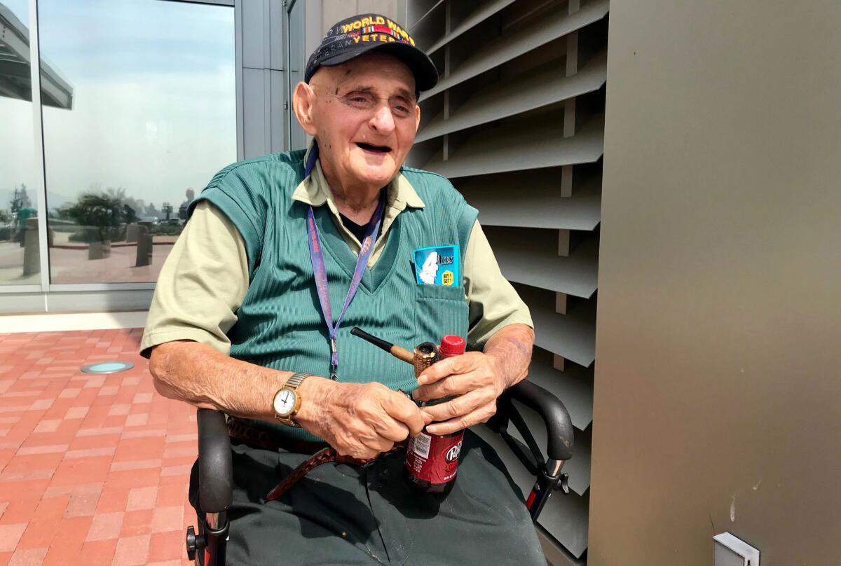 World War II veteran Rubin Elfman is a supporter of President Trump but doesn’t understand the commander-in-chief's obsession with late Sen. John McCain. “Listen,” Elfman said, “the man served his country.”