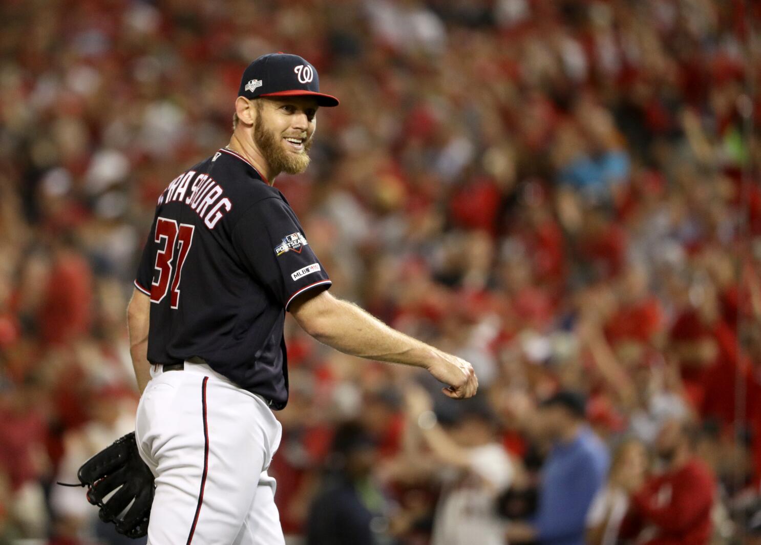 Nationals' Stephen Strasburg, who once signed record-breaking