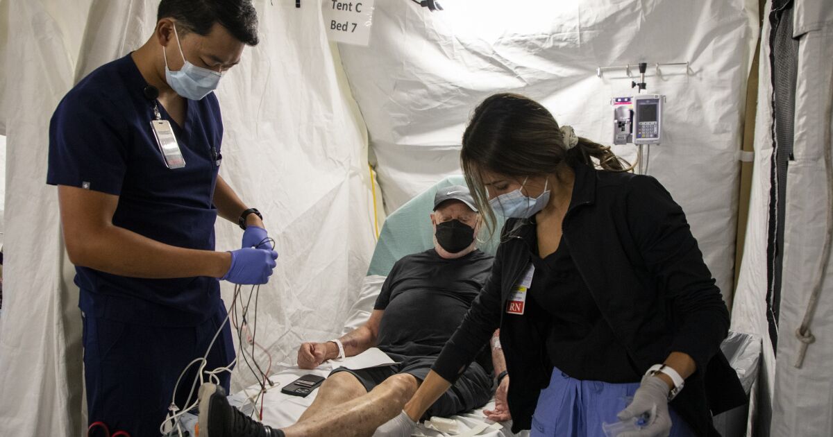 California urges warning amid distribute of RSV, COVID, flu