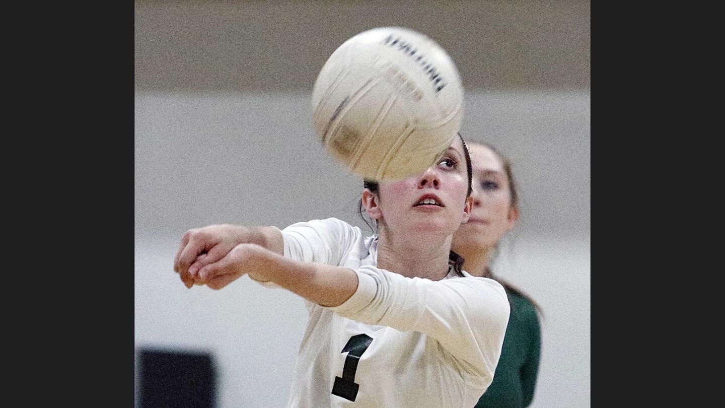 Photo Gallery: Glendale Adventist Academy vs. Providence in Liberty League girls' volleyball