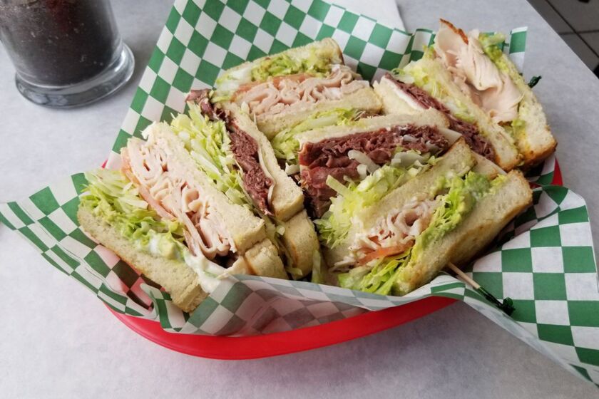 A sandwich at Beyer Deli, which ranked No. 2 on Yelp's 2023 list of the Top Places to Eat in the United States.