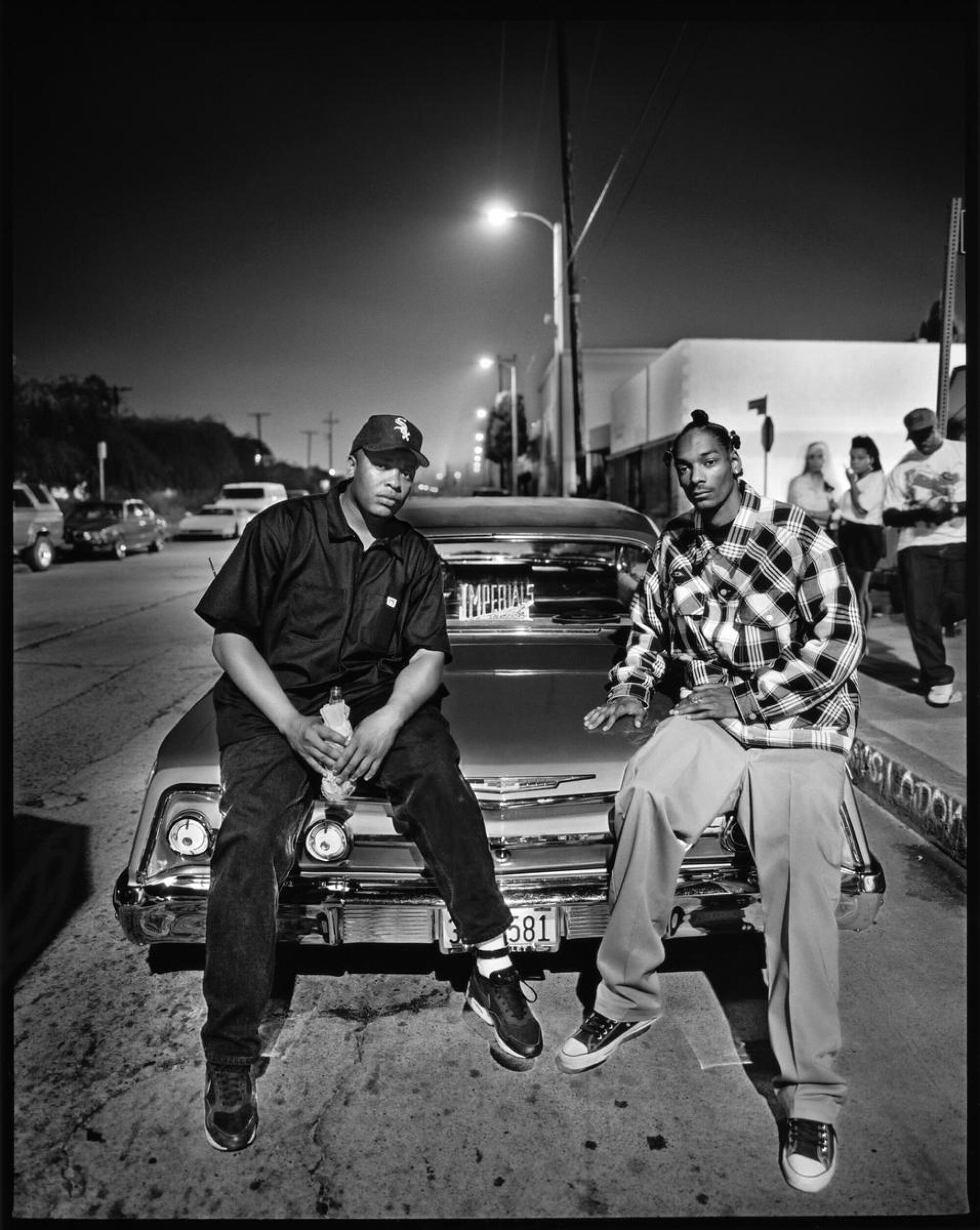Dr. Dre, left, and Snoop Dogg, photographed on Aug. 2, 1993, in Compton, for the September 1993 issue of Rolling Stone.
