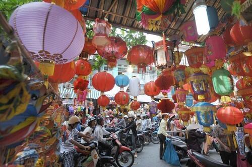 Mid-Autumn Festival preparations in Hanoi, Vietnam