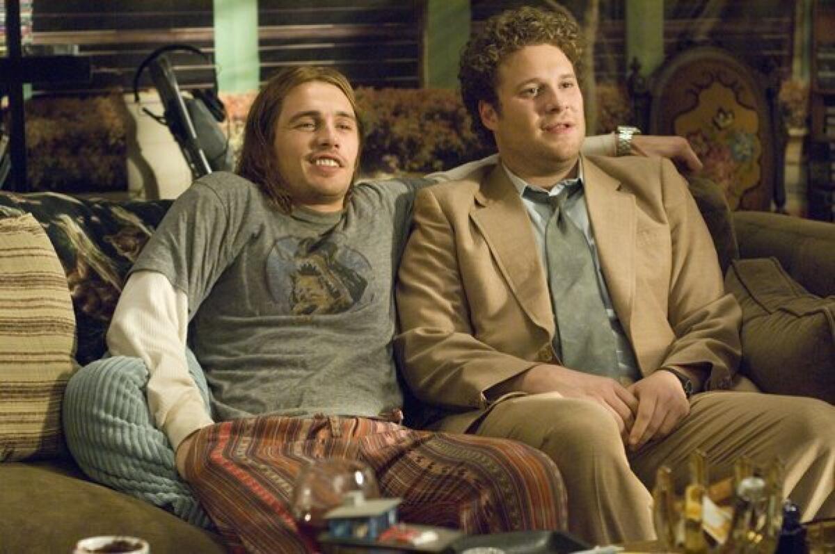 James Franco, left, and Seth Rogen in "Pineapple Express".