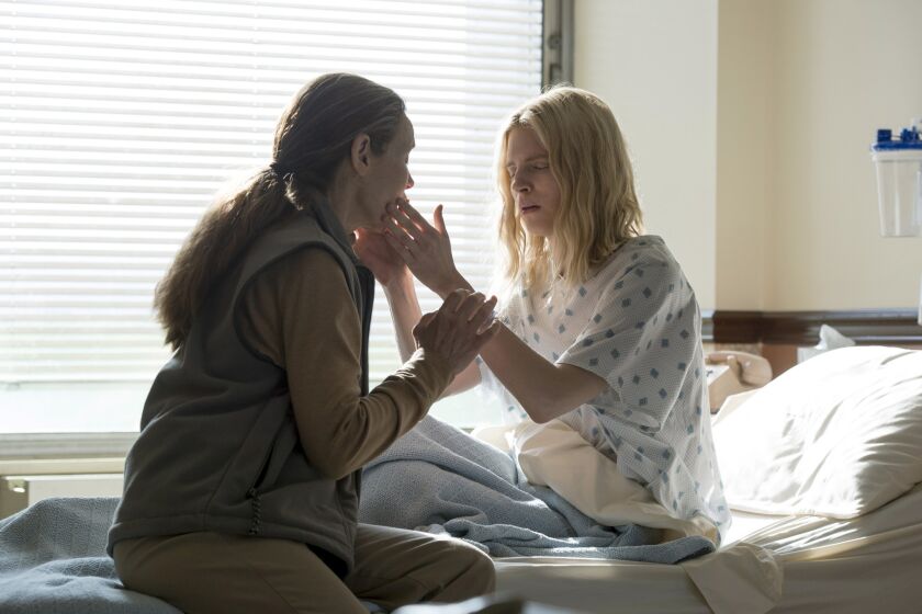 Brit Marling, right, and Alice Krige in the Netflix series "The OA."