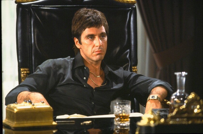 Al Pacino in “Scarface”