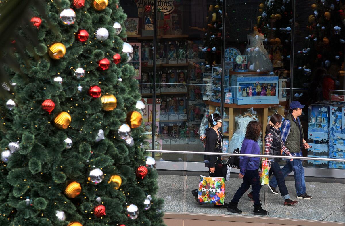 October same-store sales beat expectations, raising hopes for the Christmas shopping season.