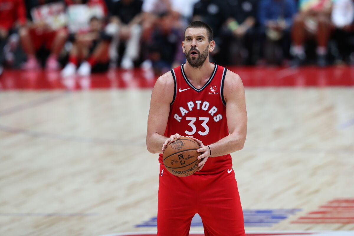 Might the Raptors be willing to listen to trade proposals for center Marc Gasol?