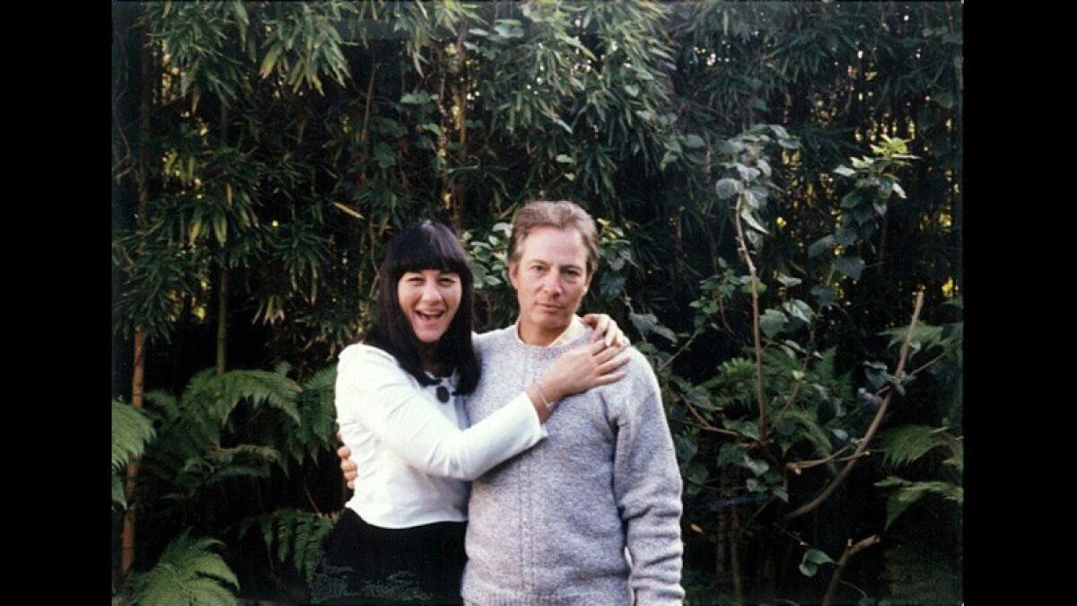 A photo appearing in the HBO documentary "The Jinx: The Life and Deaths of Robert Durst" shows writer Susan Berman and Robert Durst.