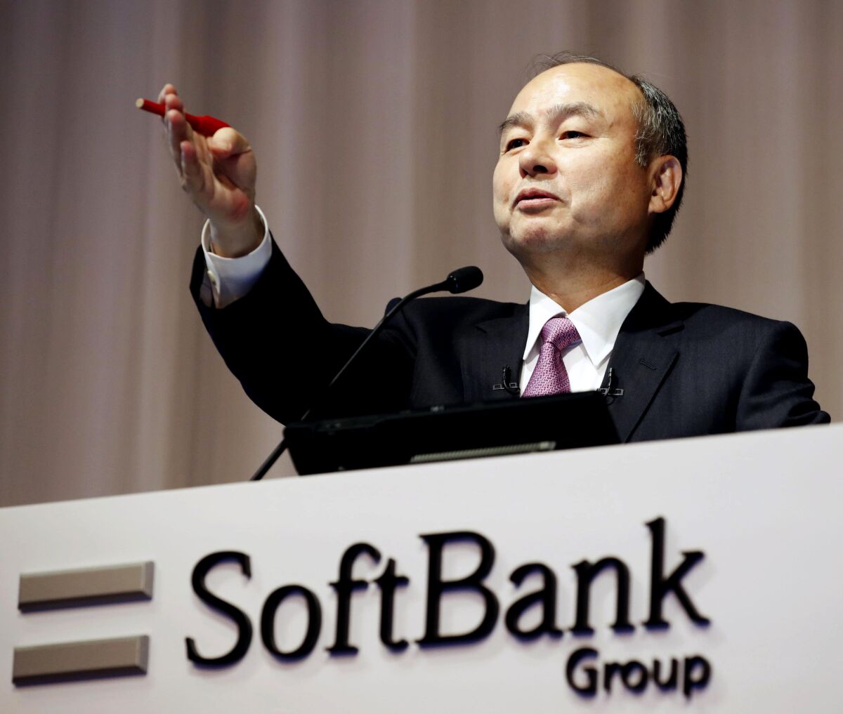 SoftBank founder and CEO Masayoshi Son