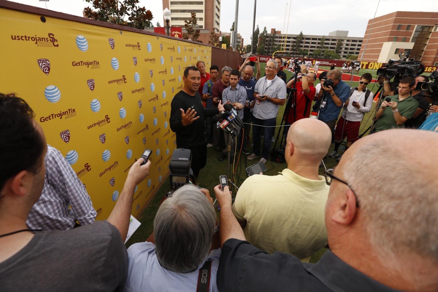 USC AD Pat Haden failed Steve Sarkisian, team