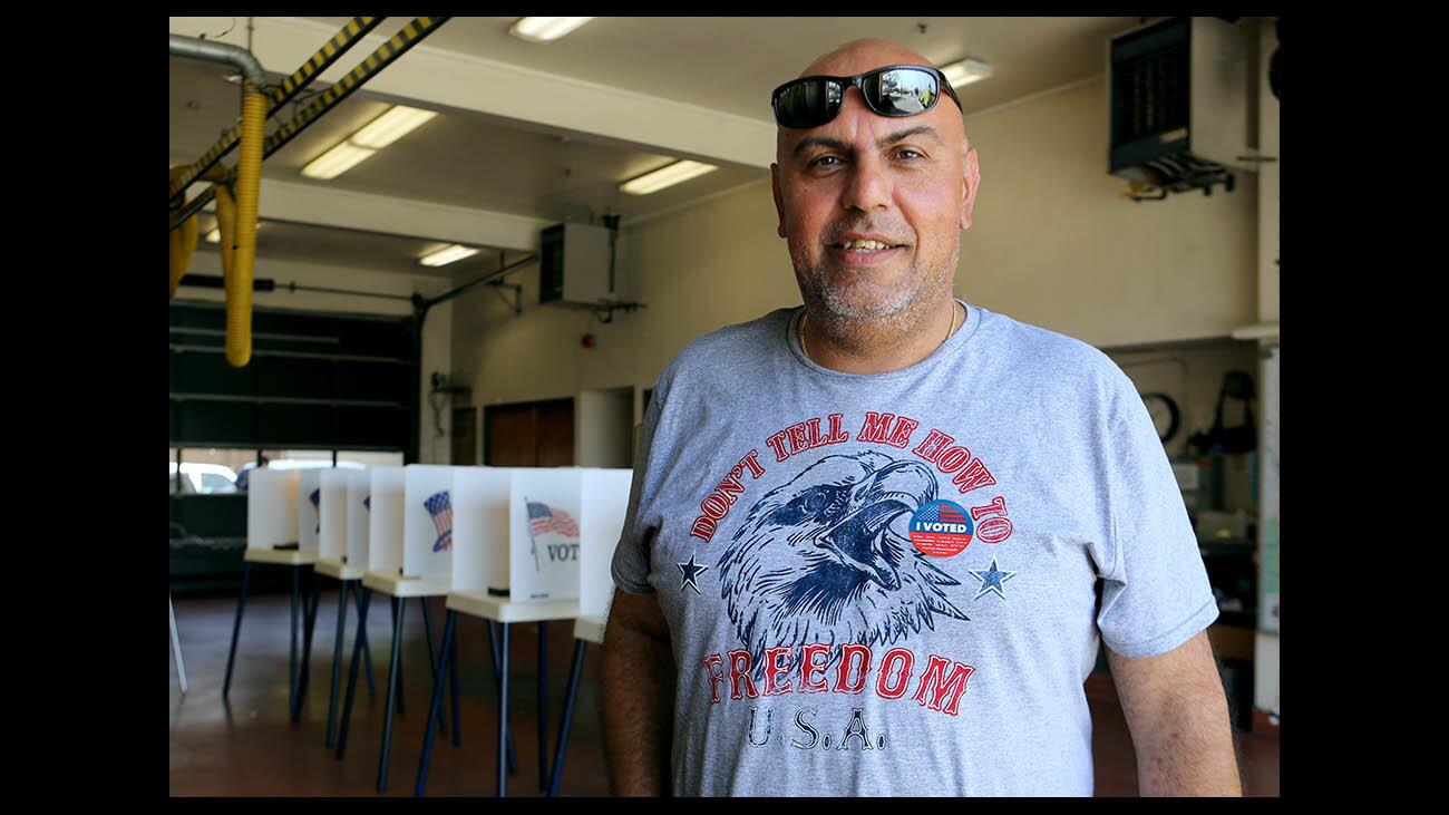 Photo Gallery: Locals vote at fire station 27 in Glendale