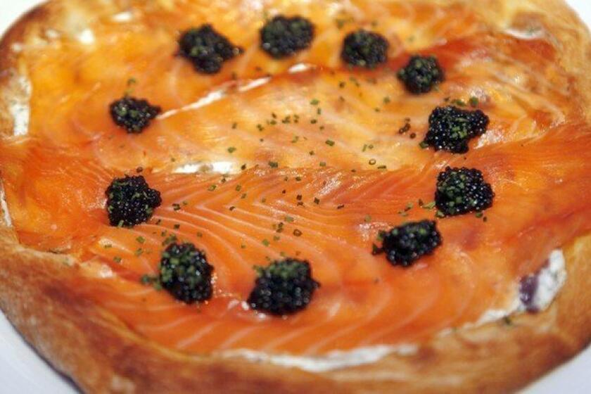 Smoked salmon always makes for a perfect breakfast or brunch.