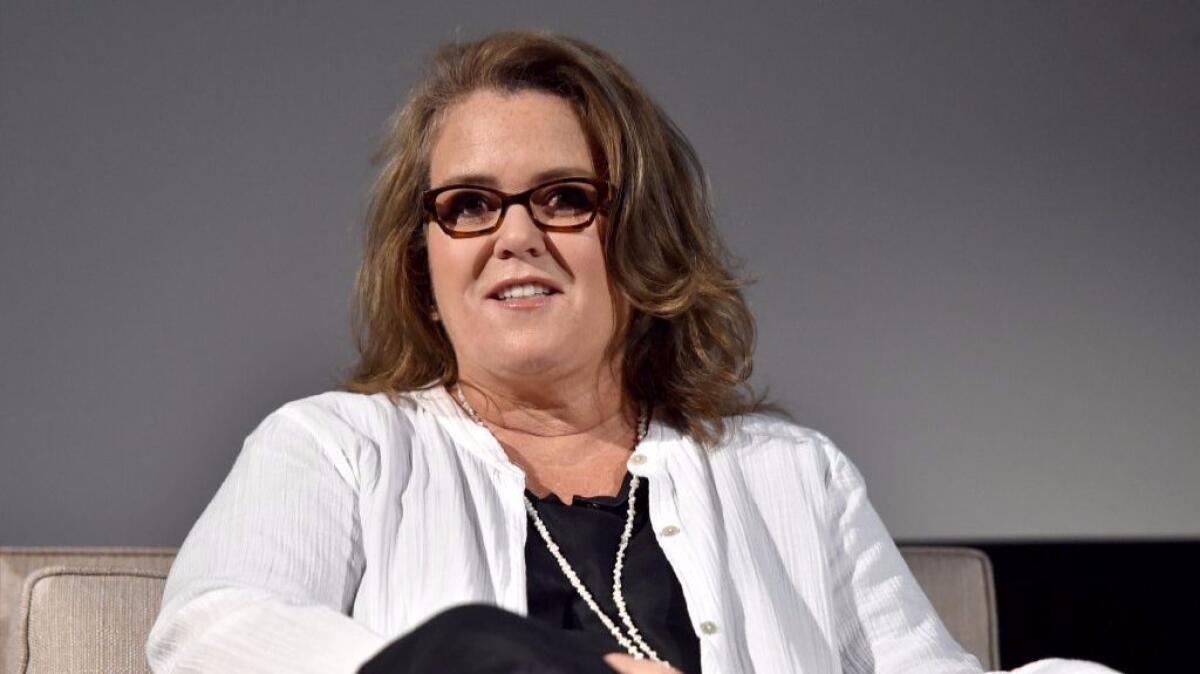 Rosie O'Donnell of "SMILF" speaks onstage at the Showtime portion of the Television Critics Assn. summer press tour on August 7, 2017 in Los Angeles, CA.