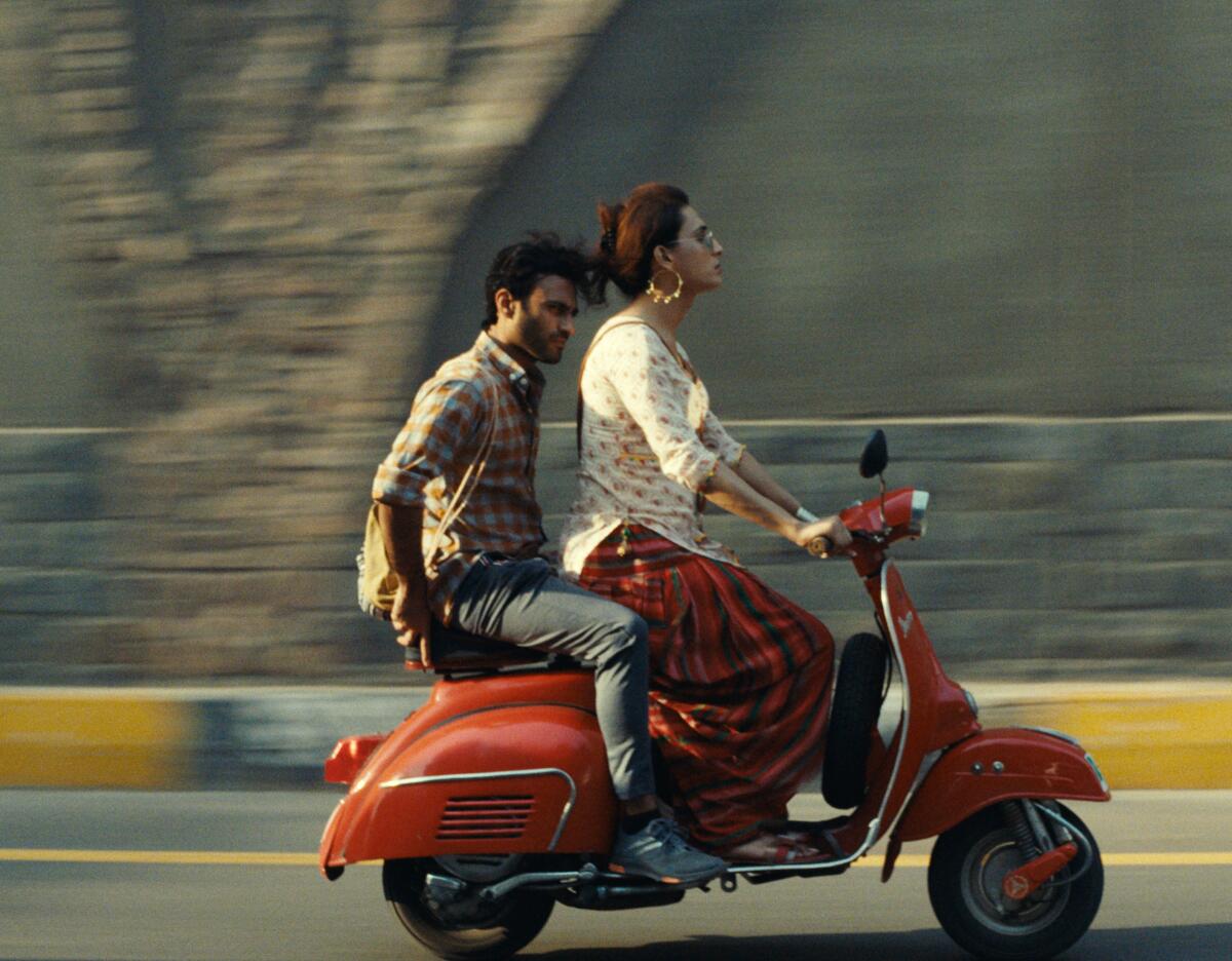 Ali Junejo and Alina Khan in the movie "Joyland."