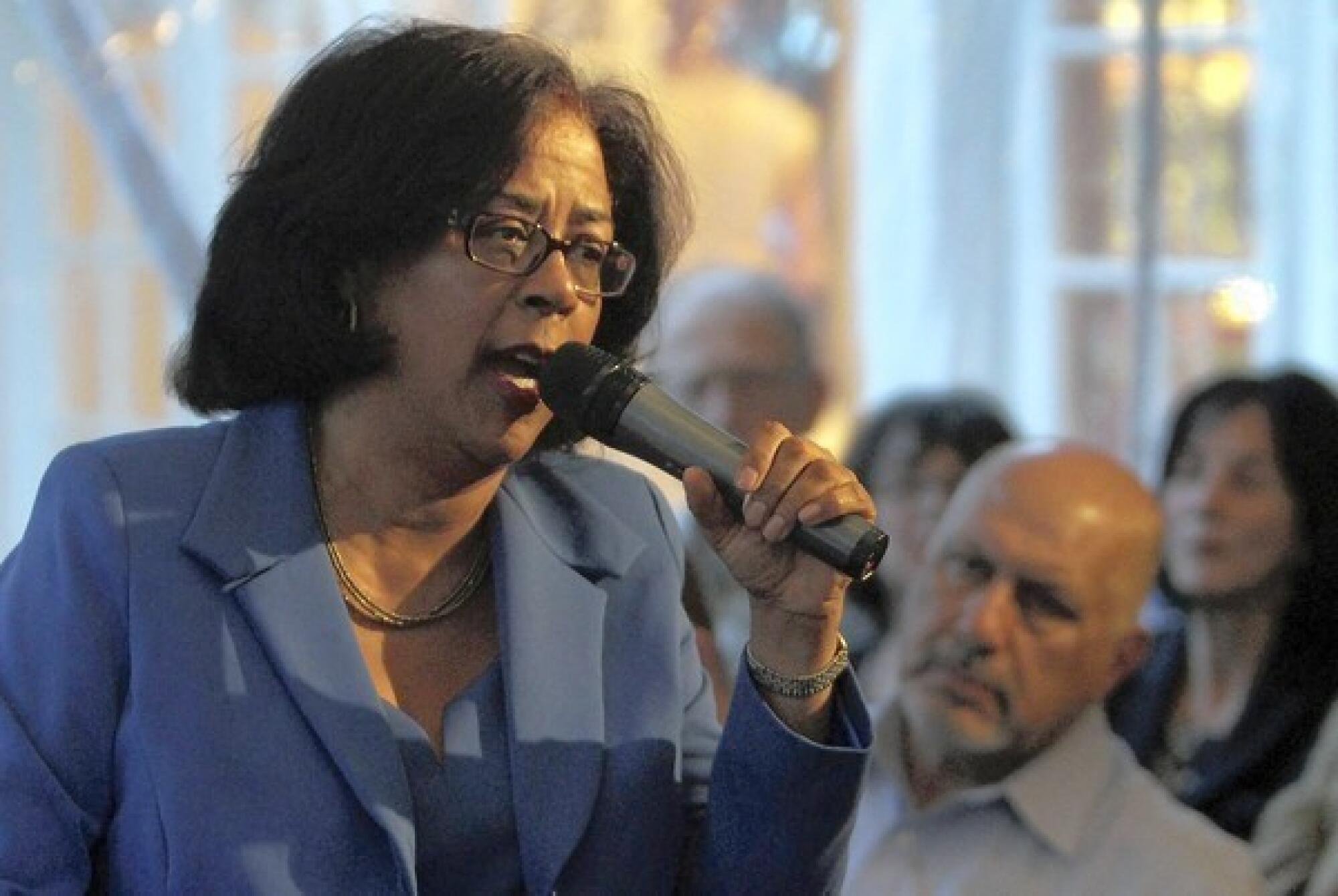 Former City Councilwoman Jan Perry, pictured in 2013.