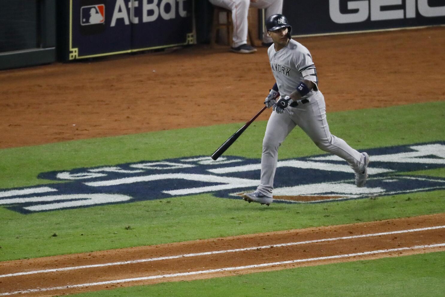 Gleyber Torres of the New York Yankees during a game against the