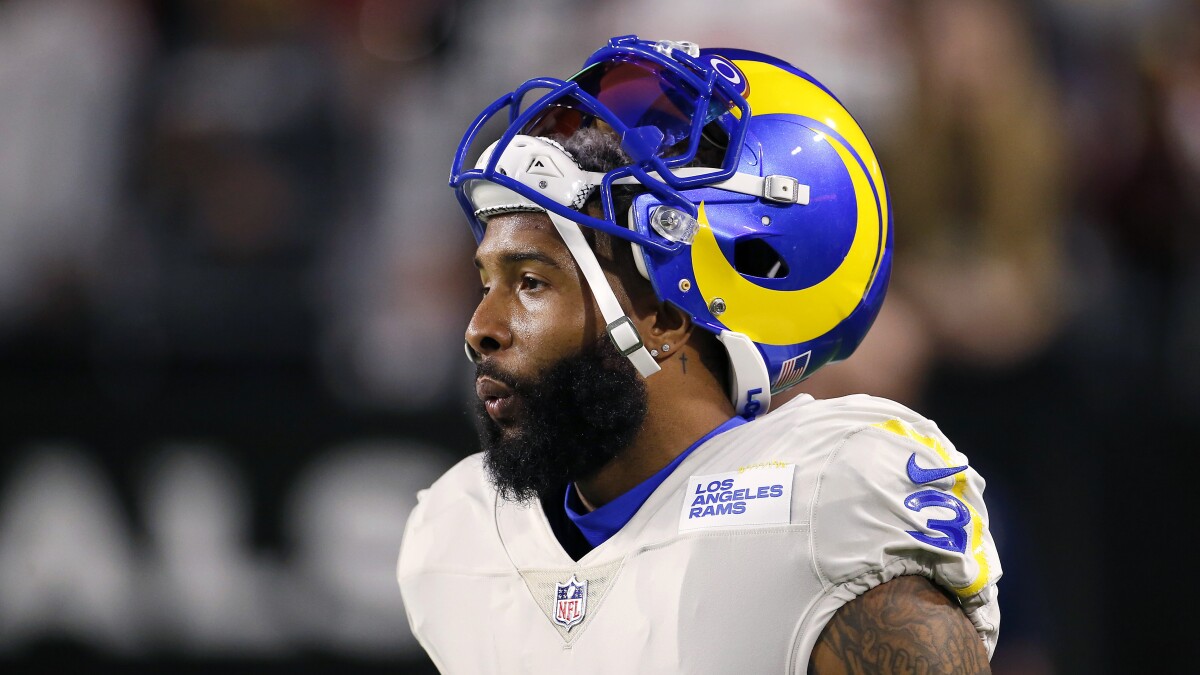 Odell Beckham Jr. has caught on with Rams’ drive to be super