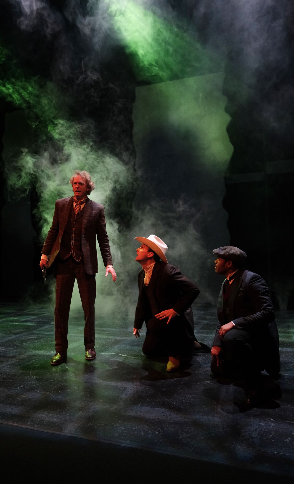 A scene from Lamb's Players Theatre's "Ken Ludwig's Baskerville."