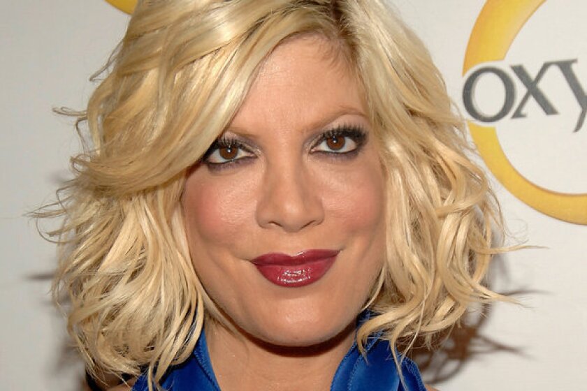 So Tori Spelling rents instead of owns — this is L.A., right?