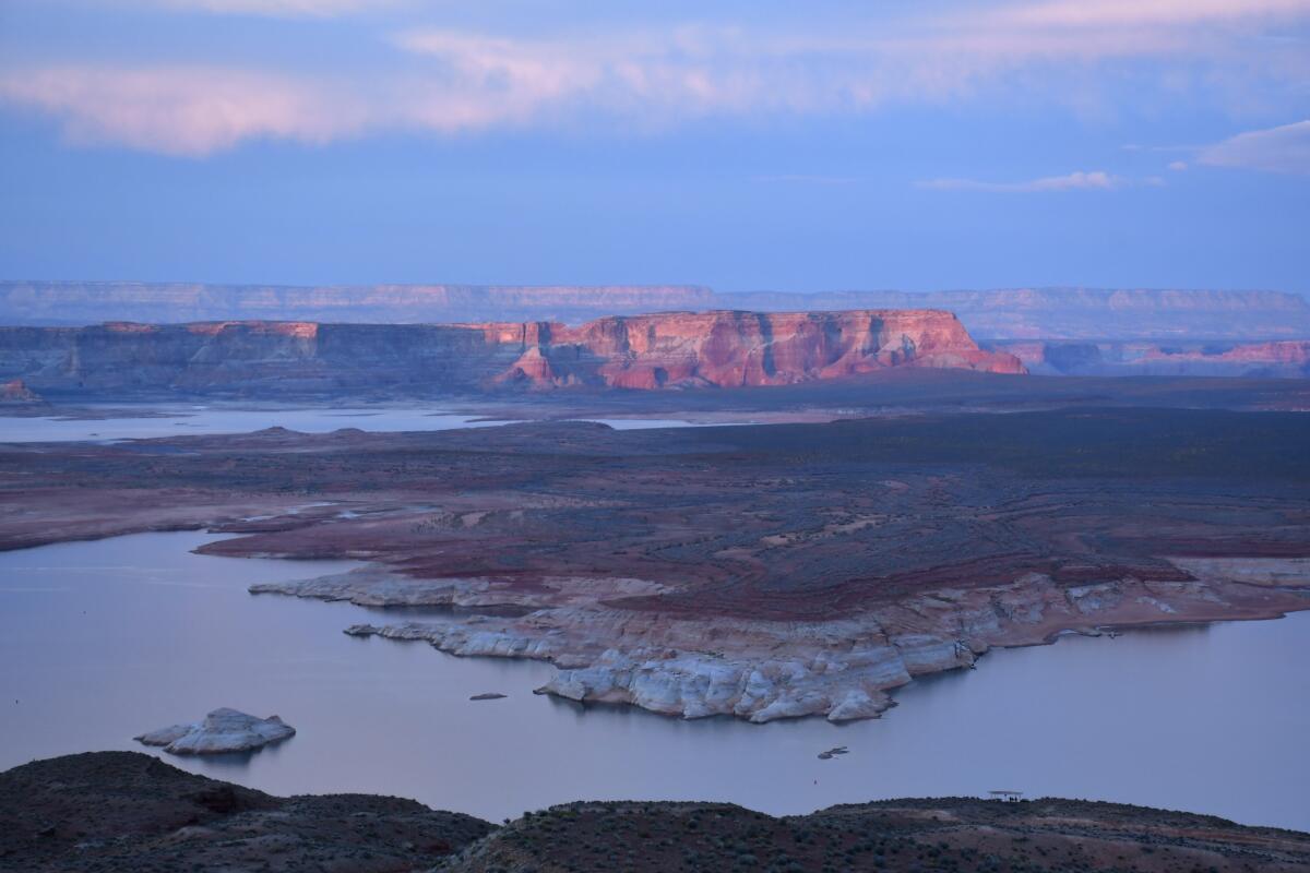 The view from Wahweap Overlook, Lake Powell, Ariz.